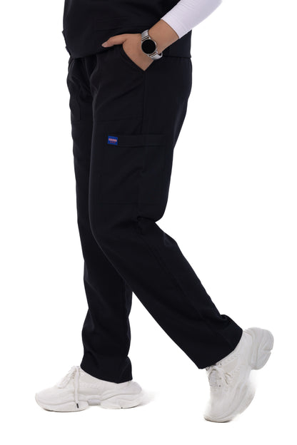 Sezar Scrub Polyester Female - Black |  اسود– اسكرب بوليستر