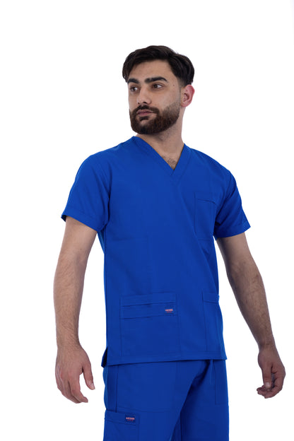 Sezar Scrub Polyester Men's- Royal Blue|  ازرق رويال– اسكرب بوليستر