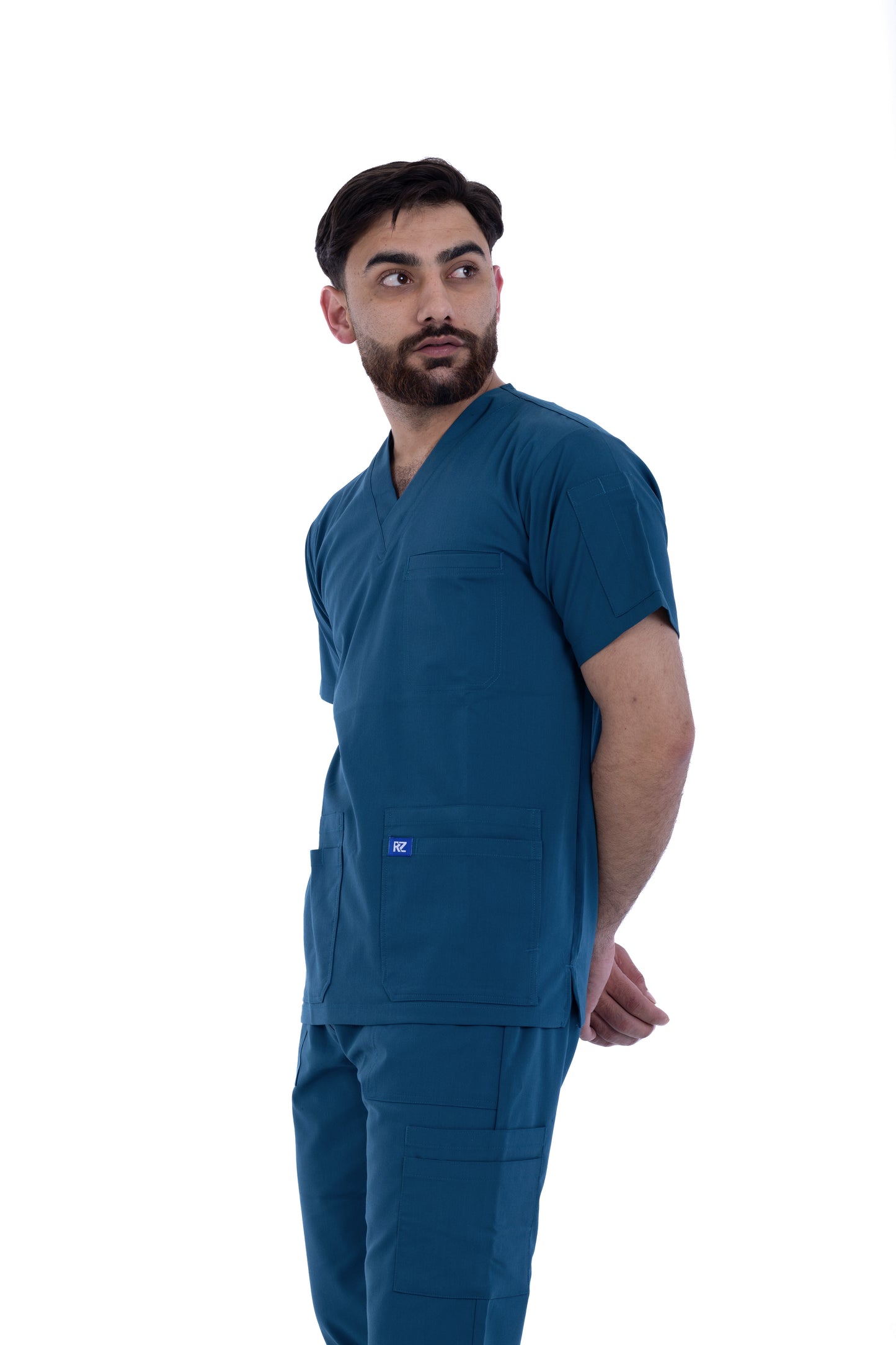 RZ Scrub Men's - Blue Petroly | ازرق بترولى– راحة وأناقة للرجال