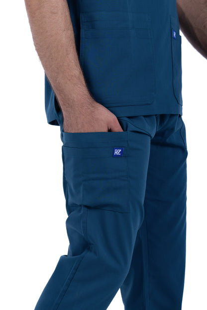 RZ Scrub Men's - Blue Petroly | ازرق بترولى– راحة وأناقة للرجال