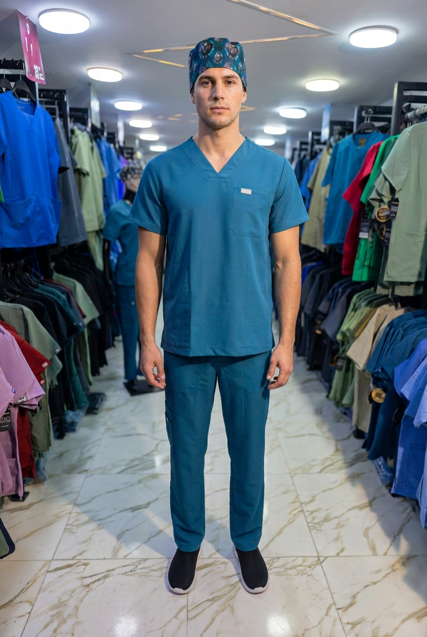 Figs Men`s Scrub -جنزاري