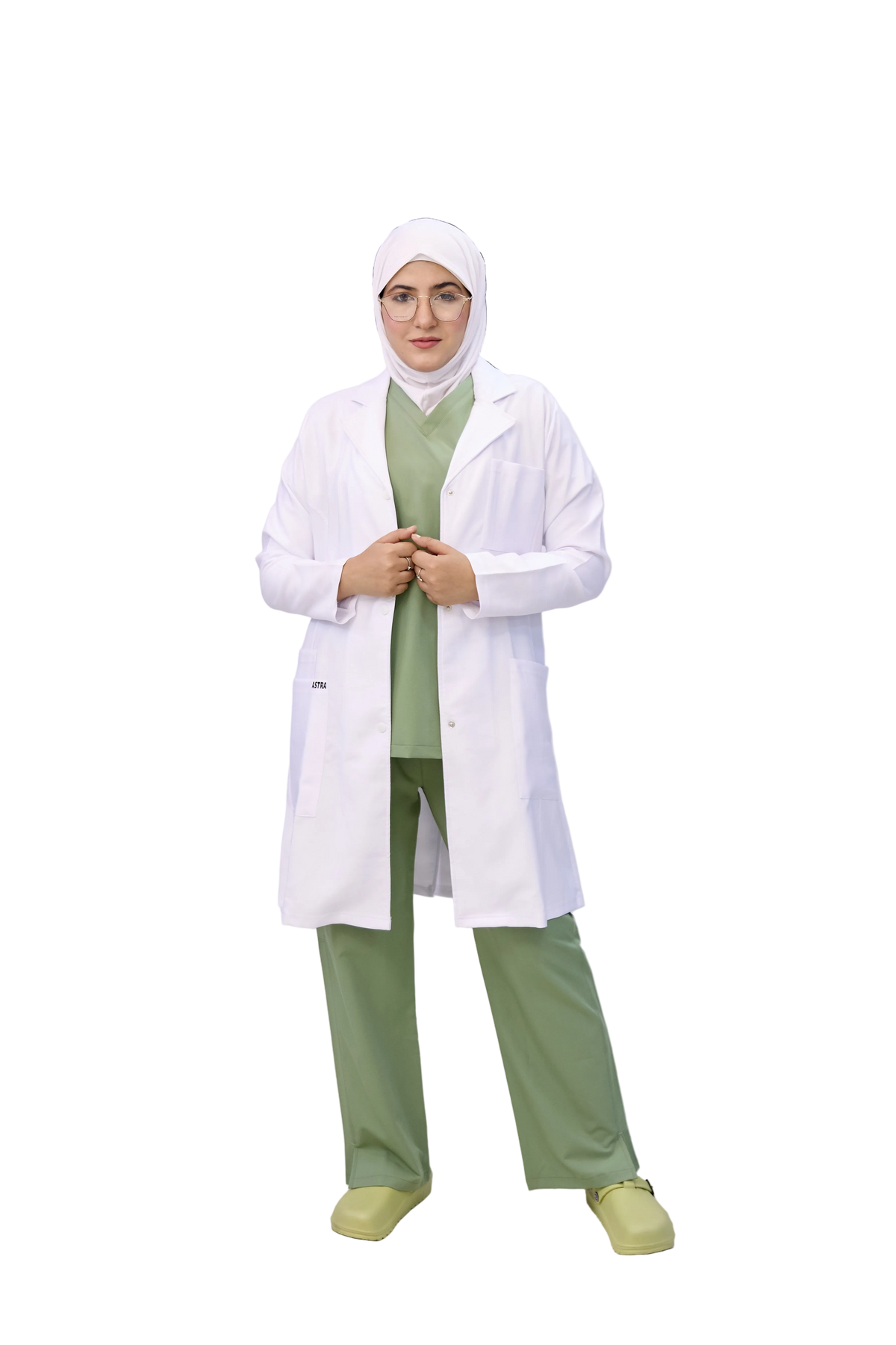 بالطو طبي نسائي فاخر Astra – Women's Premium Medical Lab Coat
