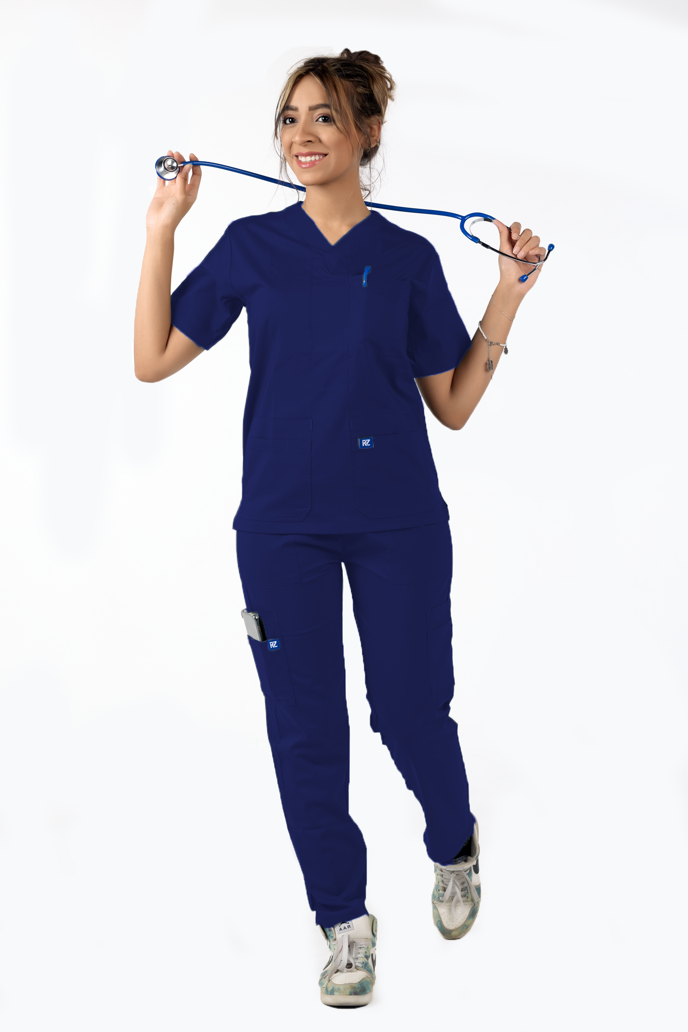 RZ 1 Scrub Female - Navy Blue | كحلي – راحة وأناقة للنساء