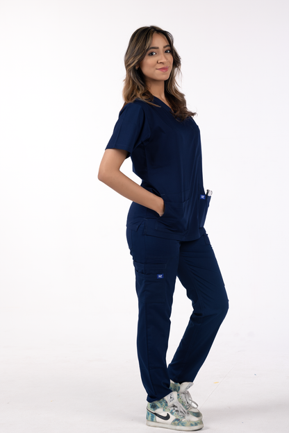 RZ 1 Scrub Female - Navy Blue | كحلي – راحة وأناقة للنساء