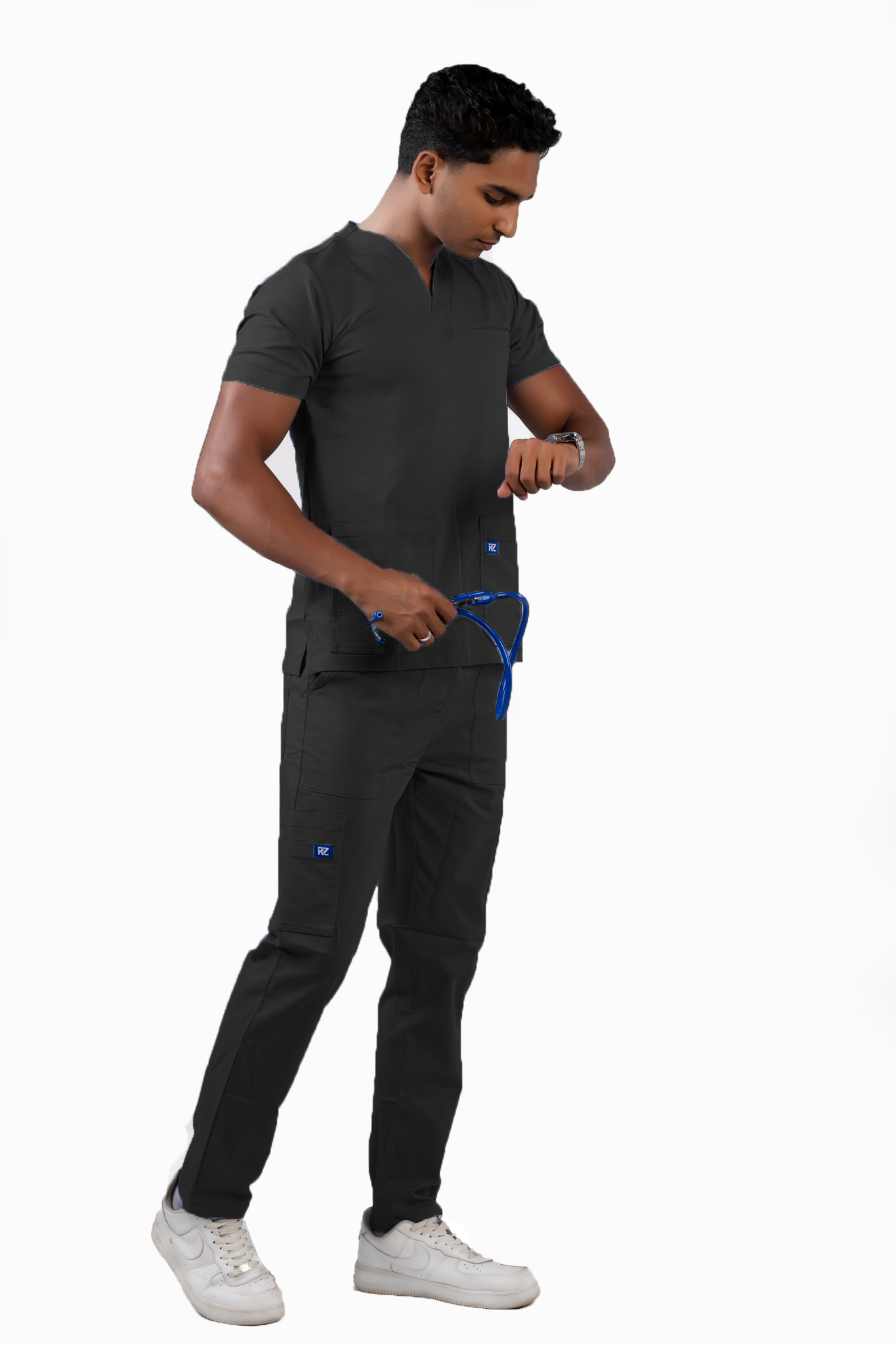 RZ Scrub Men's - Black| اسود – راحة وأناقة للرجال